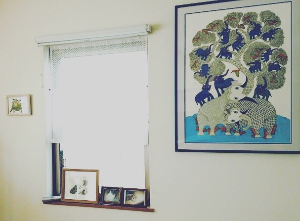 Gond Art in Japanese House – Residence of Ms. S.H.