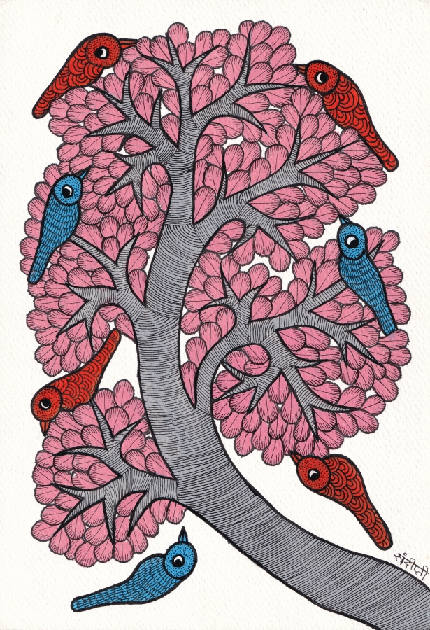 木と鳥